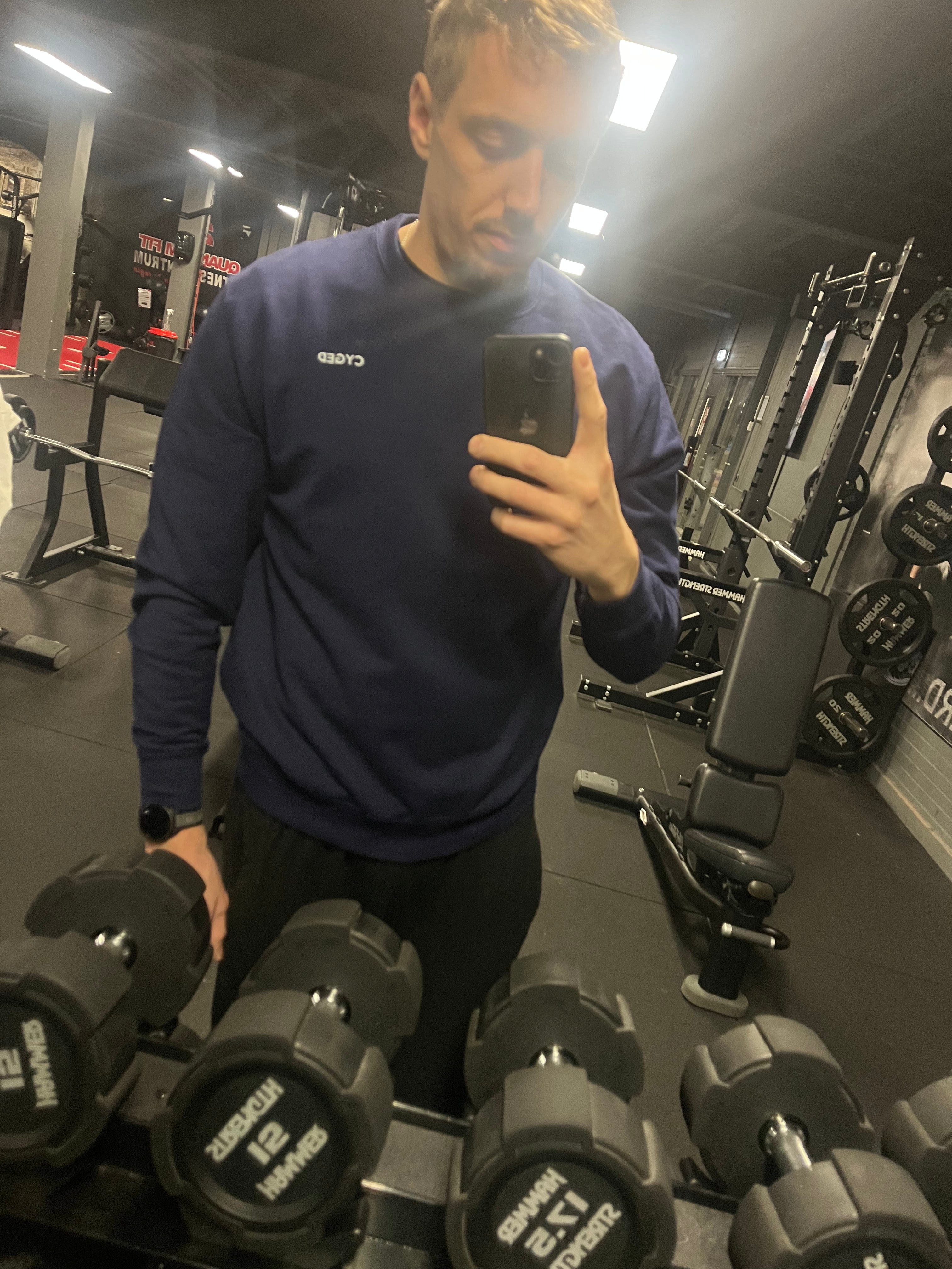 CYGED Element Sweater Navy Blauw